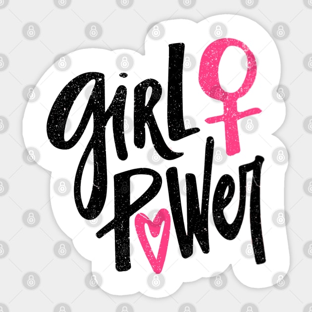 Girl Power Sticker by keshanDSTR